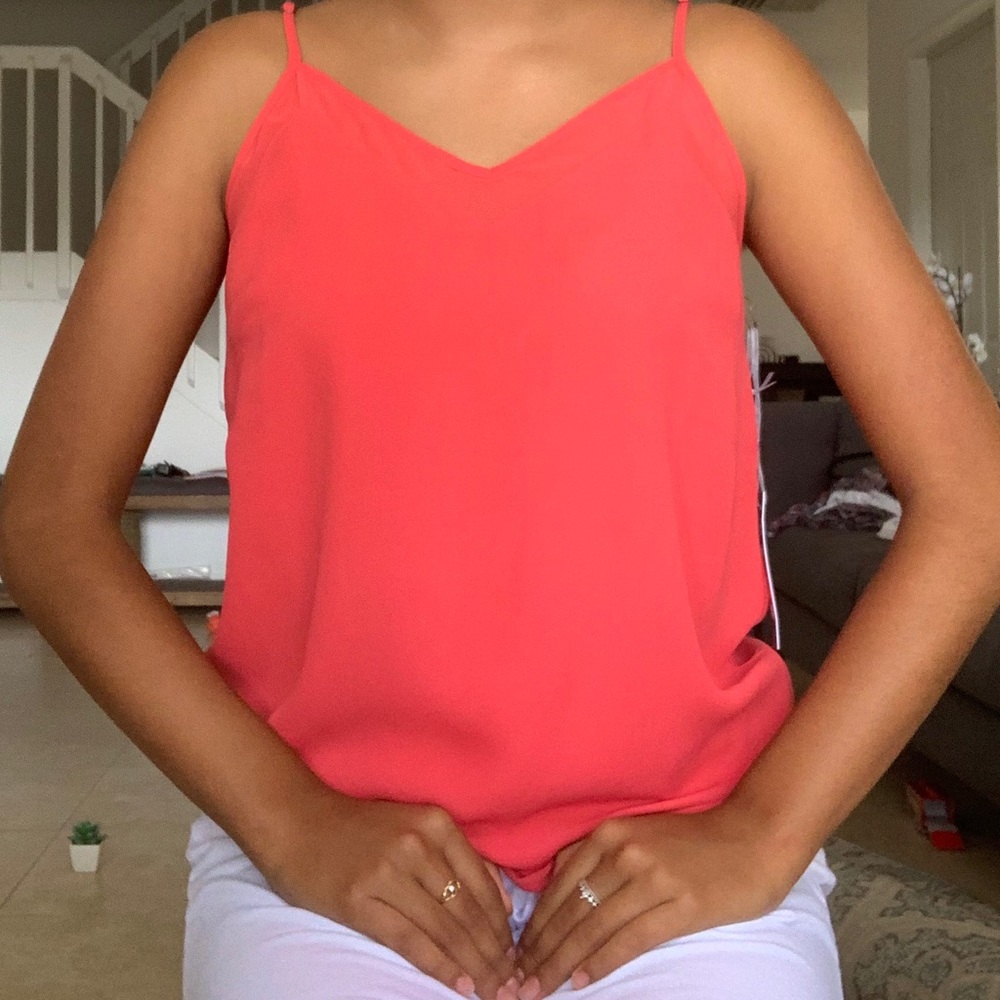 Summer Coral blouse